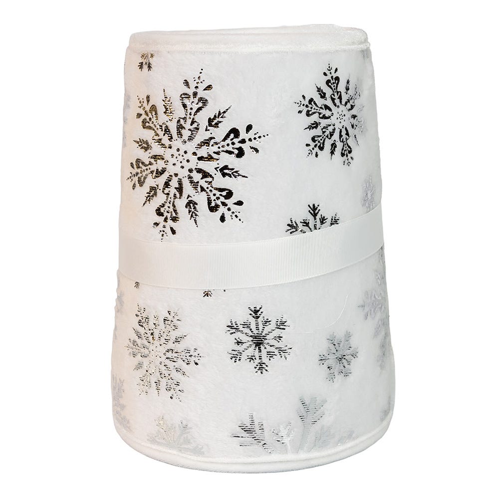 Kurt S. Adler 24“ White Snowflake Tree Collar