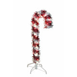 Kurt S. Adler 3' Pre-Lit LED Tinsel Candy Cane