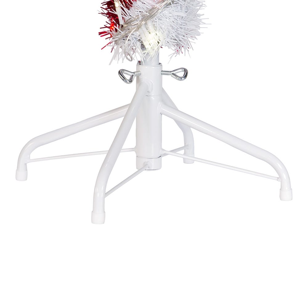 Kurt S. Adler 3' Pre-Lit LED Tinsel Candy Cane