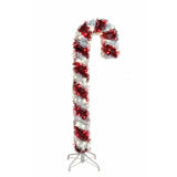Kurt S. Adler 4' Pre-Lit LED Tinsel Candy Cane