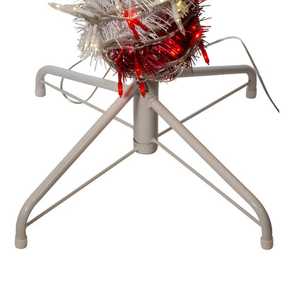 Kurt S. Adler 5' Pre-Lit LED Tinsel Candy Cane