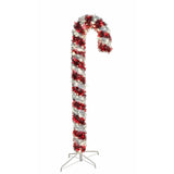 Kurt S. Adler 6' Pre-Lit Tinsel LED Candy Cane