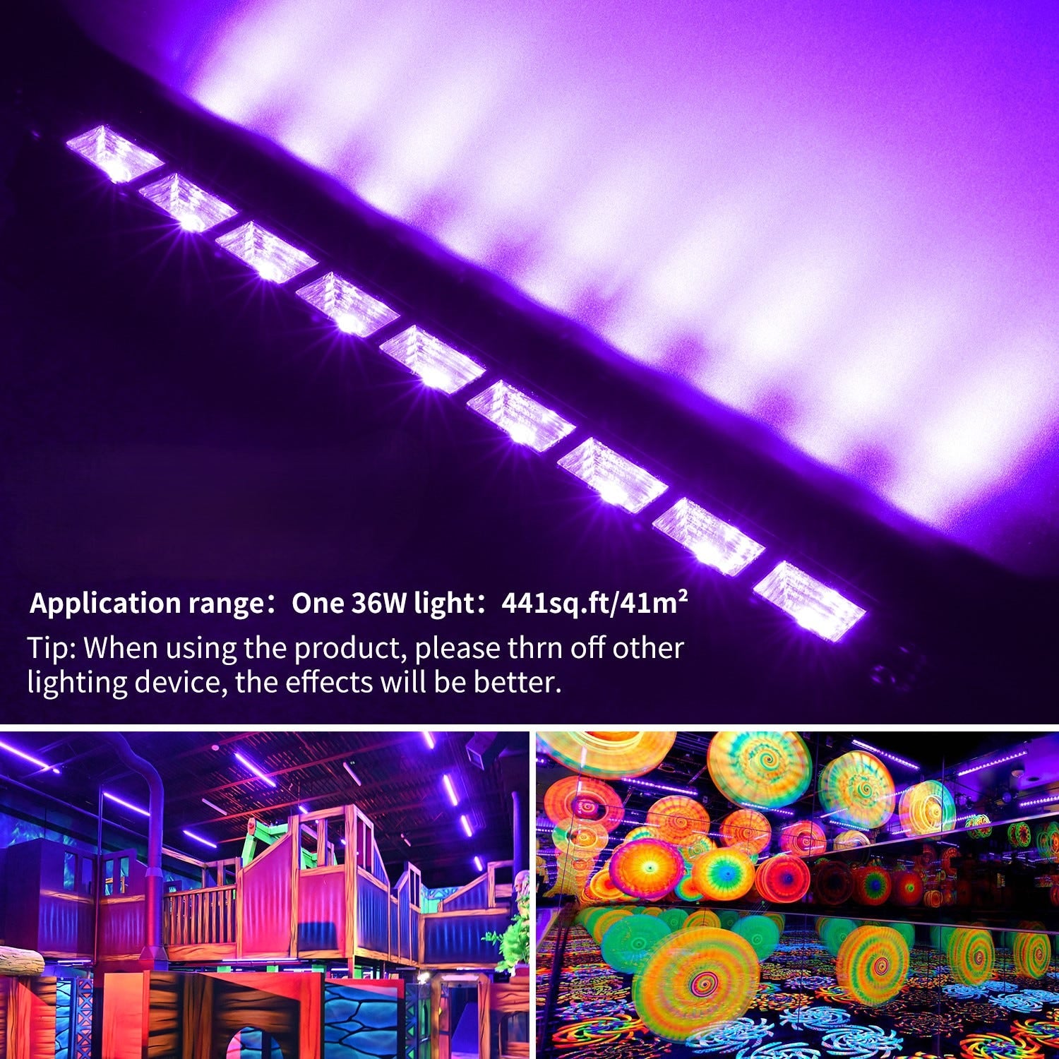Kurt S. Adler 16.2“ UV LED Black Light