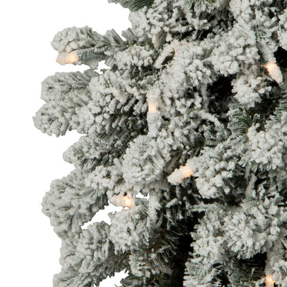 Kurt S. Adler 24“ Pre-Lit Clear Incandescent Vail Pine Wreath