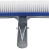 Poolzilla Pool Wall & Tile Brush, 18" Heavy Duty Vinyl Polished Aluminum Back Cleaning Brush Head for Cleaning Walls, Tiles & Floors