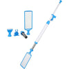Poolzilla Spa Wand for Cleaning Pools and Spas, 3 Interchangeable Nozzles, Collect Dirt, Debris & More