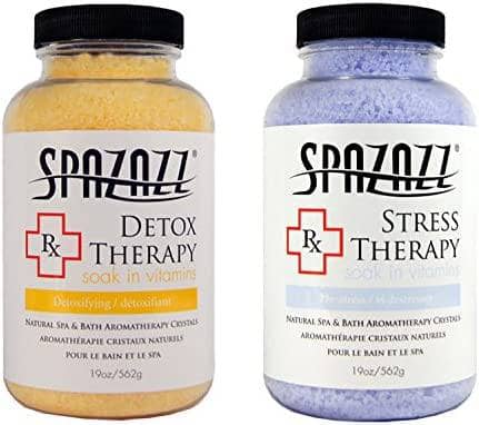 Spazazz Aromatherapy Spa and Bath Crystals 2Pk - Detox/Stress Therapy