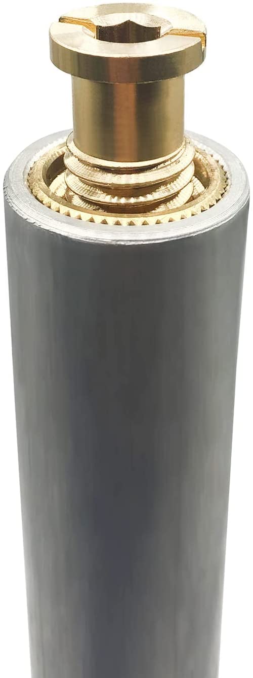 Poolzilla 10" Aluminum Tube with Brass Anchor for Safety Cover Installation