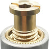 Poolzilla 10" Aluminum Tube with Brass Anchor for Safety Cover Installation