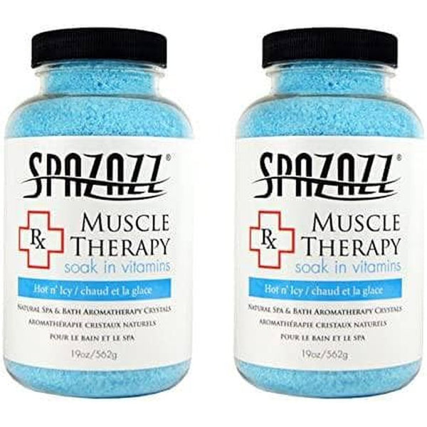 Spazazz Aromatherapy Spa and Bath Crystals -Therapy (2 Pack) (Muscular Therapy 19oz - 2pk)