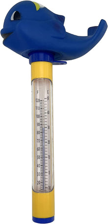 Poolzilla Floating Animal Thermometer for Pools, Spas, Hot tubs, & Aquariums (Whale)