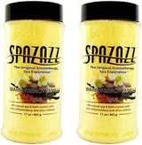 Spazazz Aromatherapy Spa and Bath Crystals - Warm French Vanilla 17oz (2 Pack) Warm French Vanilla 17 Ounce (2 Pack)