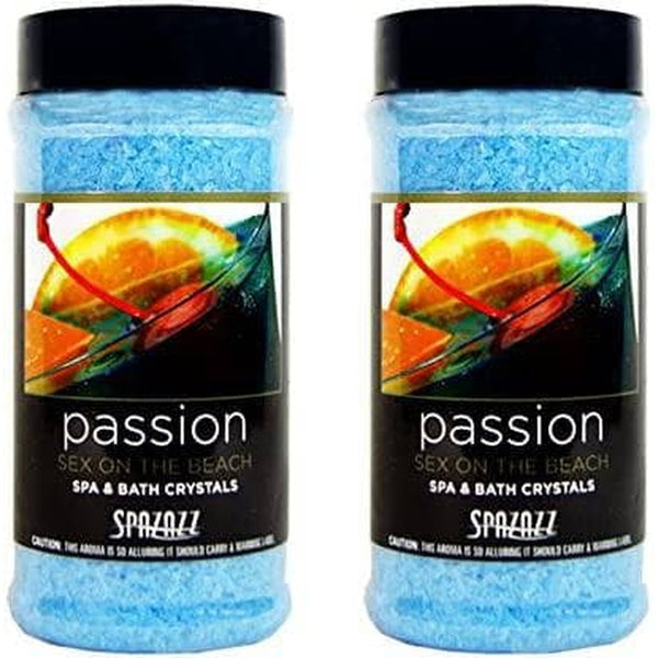 Spazazz Aromatherapy Spa and Bath Crystals- Set The Mood (Sex On The Beach - 2pk)