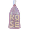Rosé Inflatable Float with Glitter | Large Pool Float with Ribbed Texture | 78 X 27
