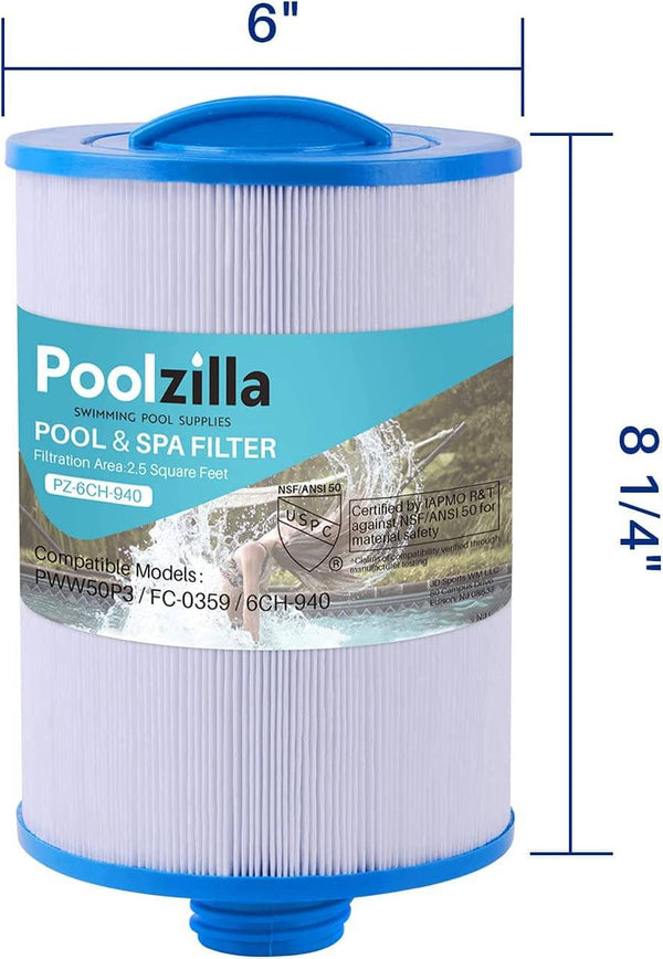 Replacement for Spa Filter PWW50P3(1 1/2
