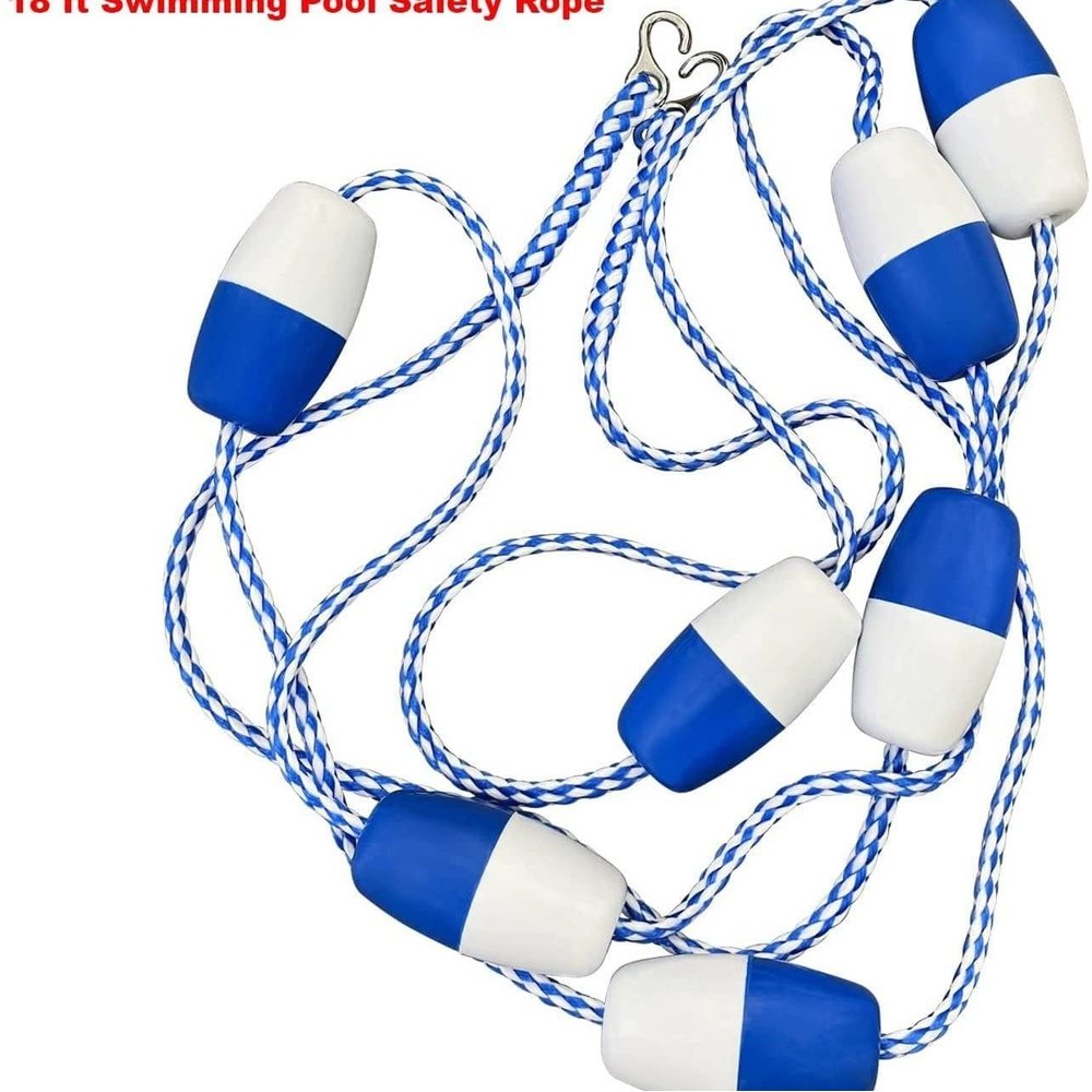Poolzilla Swimming Pool Safety Rope and Float Kit