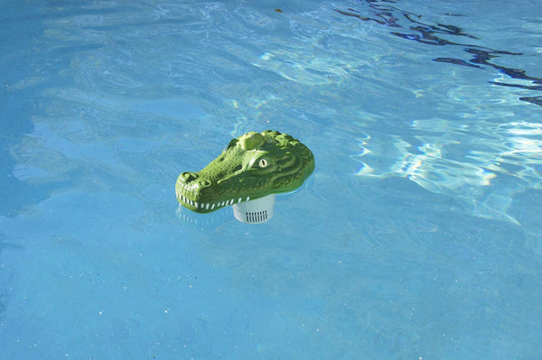 Poolmaster Adjustable Chlorine Dispenser for Swimming Pools and Spas, Alligator
