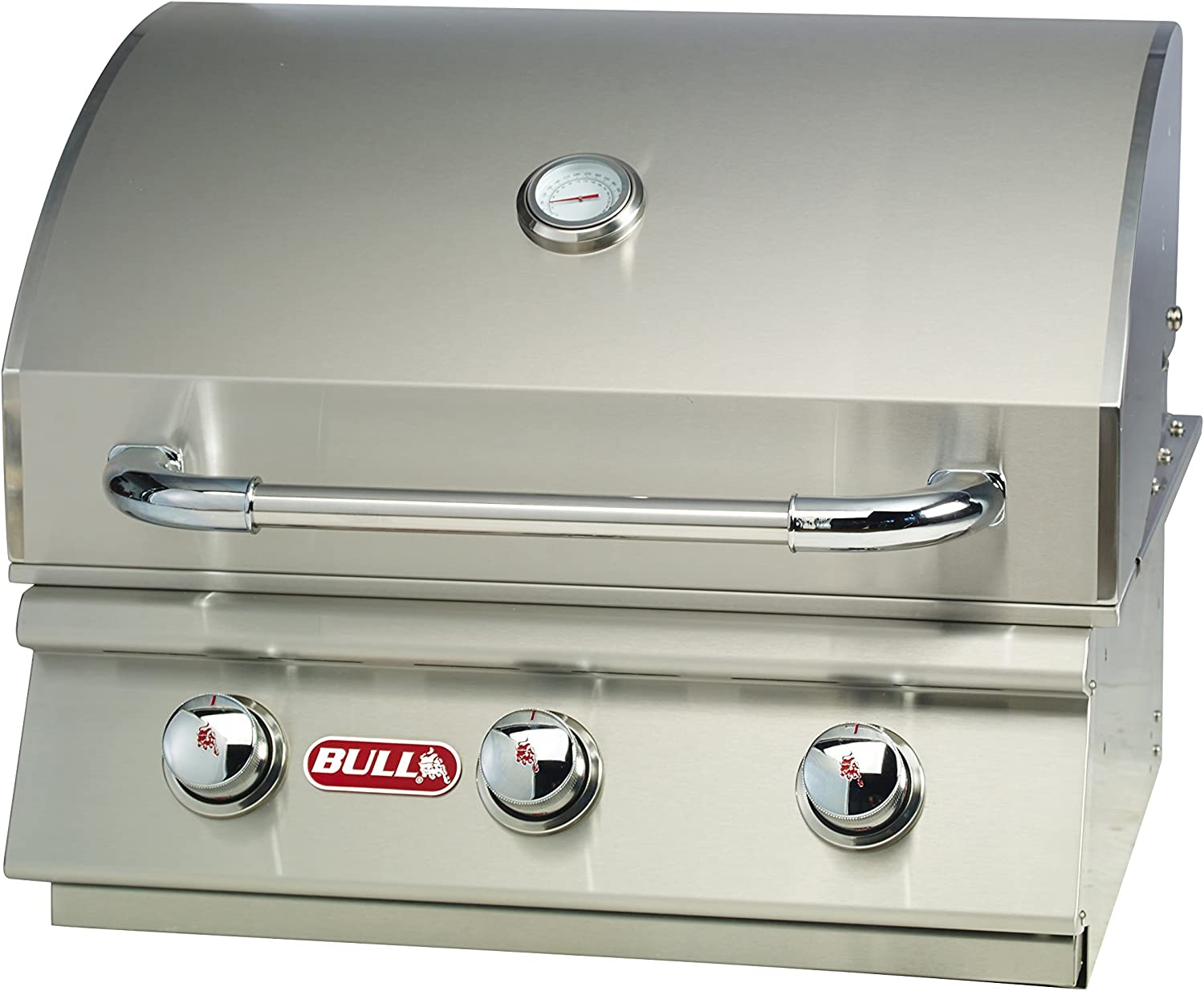 BULL 69009 Steer Head NG Natural-Gas-Grills, Stainless Steel