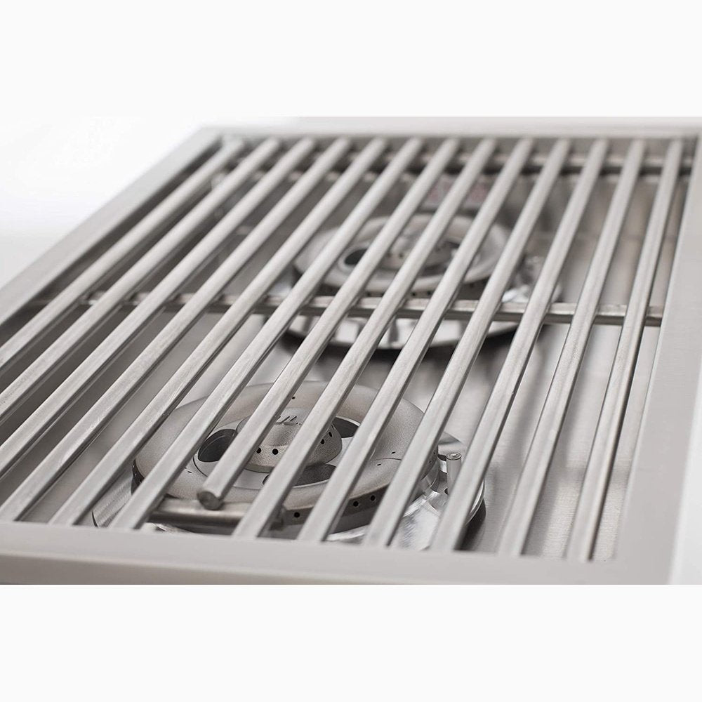 Bull Outdoor Products 30009 Natural Gas Slide-In Double Side Burner, Front and Back Design