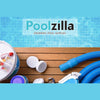 Poolzilla Large Hard Bristle Brush for Gunite and Concrete Pools, Not for Vinyl Use, Clean Walls and Tiles
