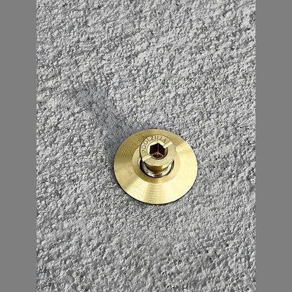 Poolzila Brass Flange Collar for Safety Cover Anchors, 9/16" Diameter